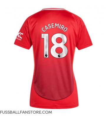 Manchester United Casemiro #18 Replik Heimtrikot Damen 2024-25 Kurzarm